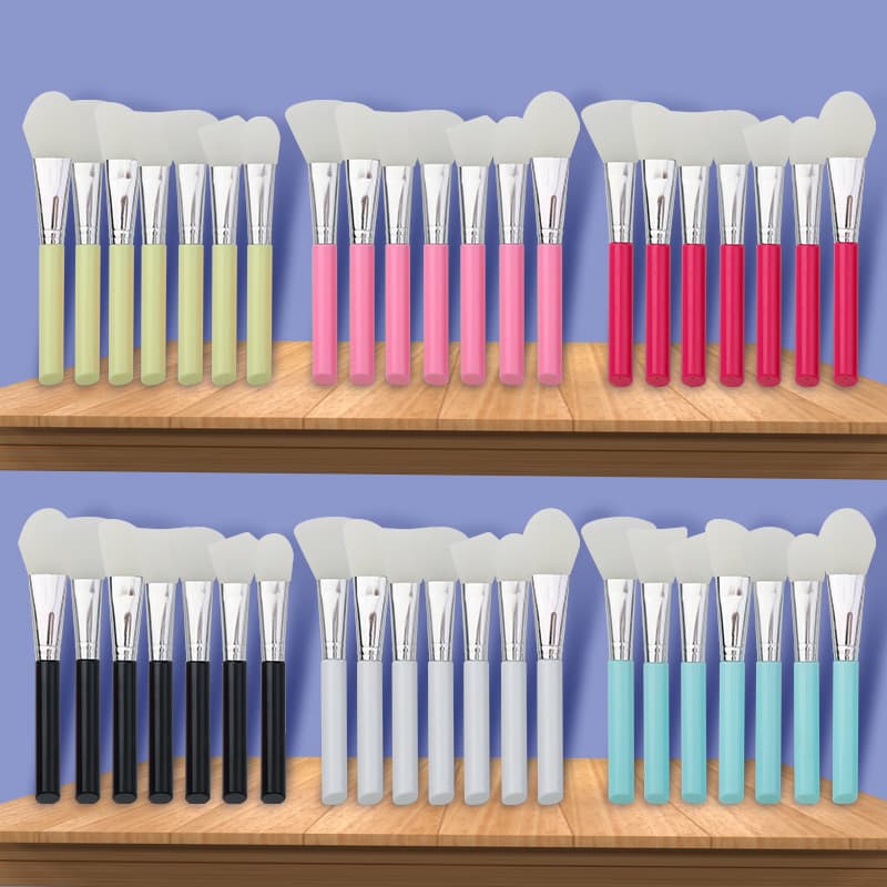 Face mask, cosmetic silicone brush for face for manicure, easy application, for beauty salons 4