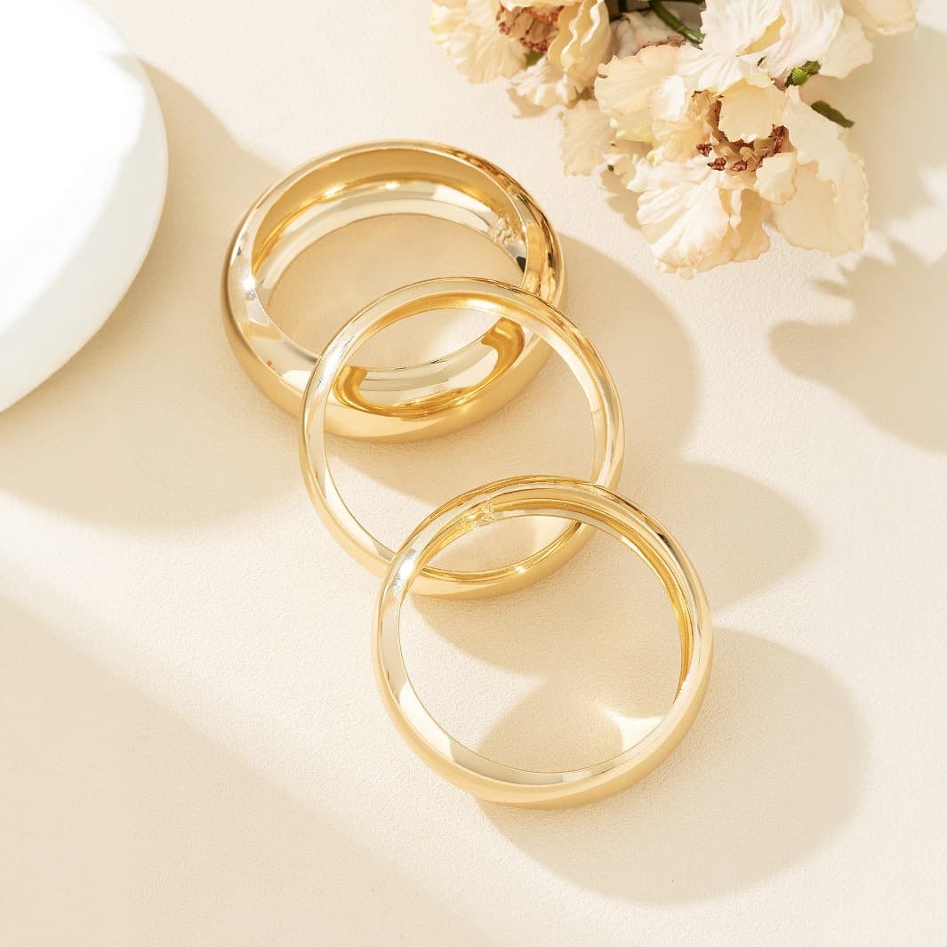 Fashionable universal women's bracelet, accessory, 3 pieces, European style, bright catchy style 4