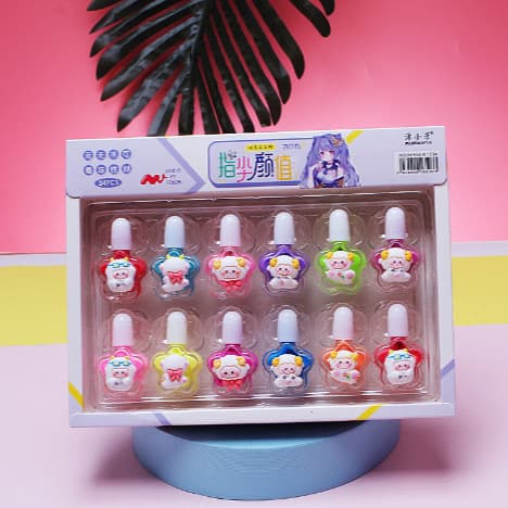 Cartoon detachable nail polish water based, set for manicure, direct factory sales, new collection 3