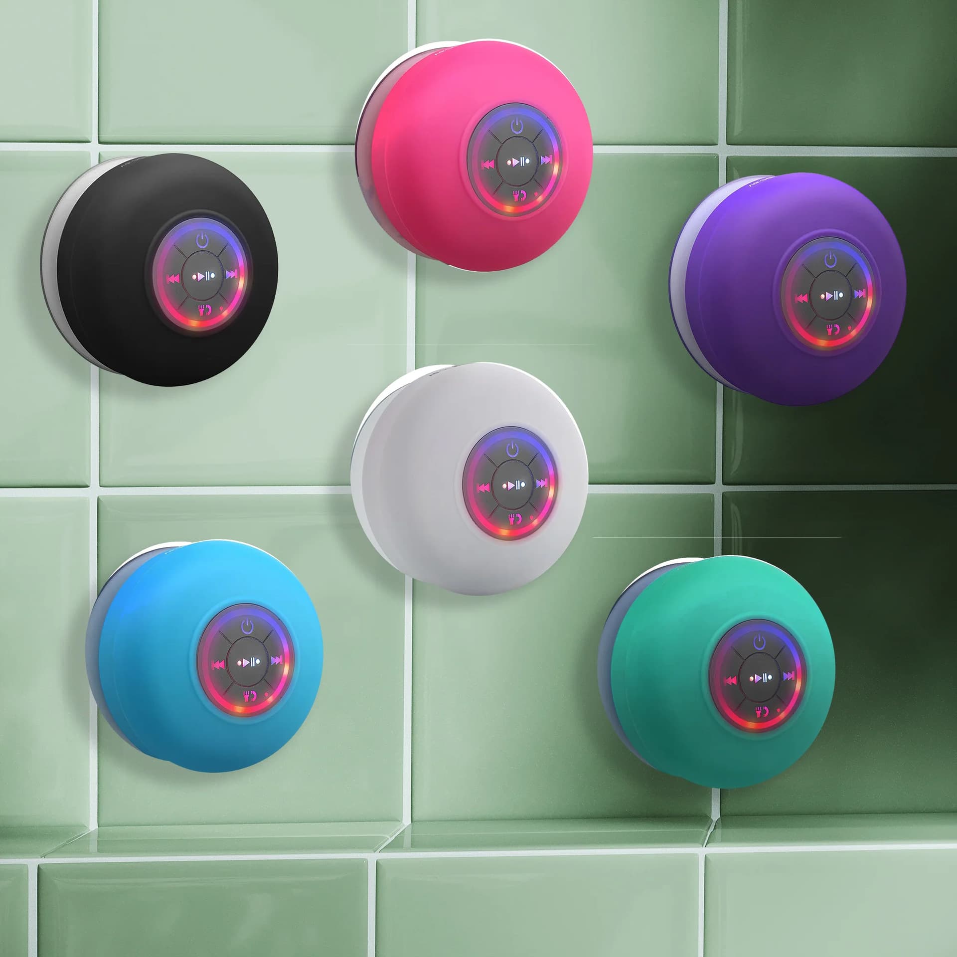 Small handheld speakers, bluetooth, (Physicals) 5