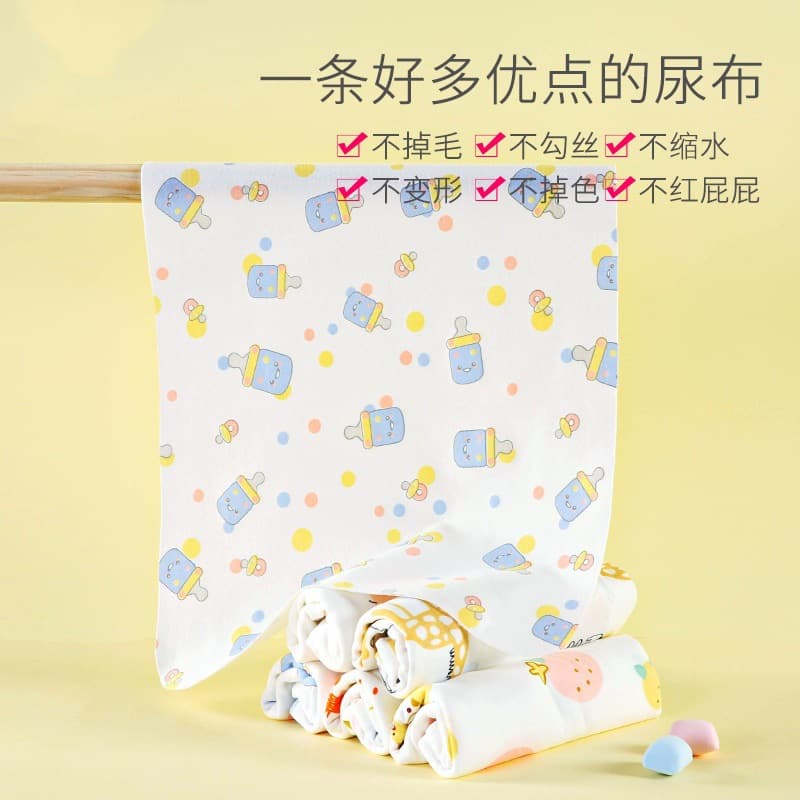 Cotton children's diaper for new born, washable 2