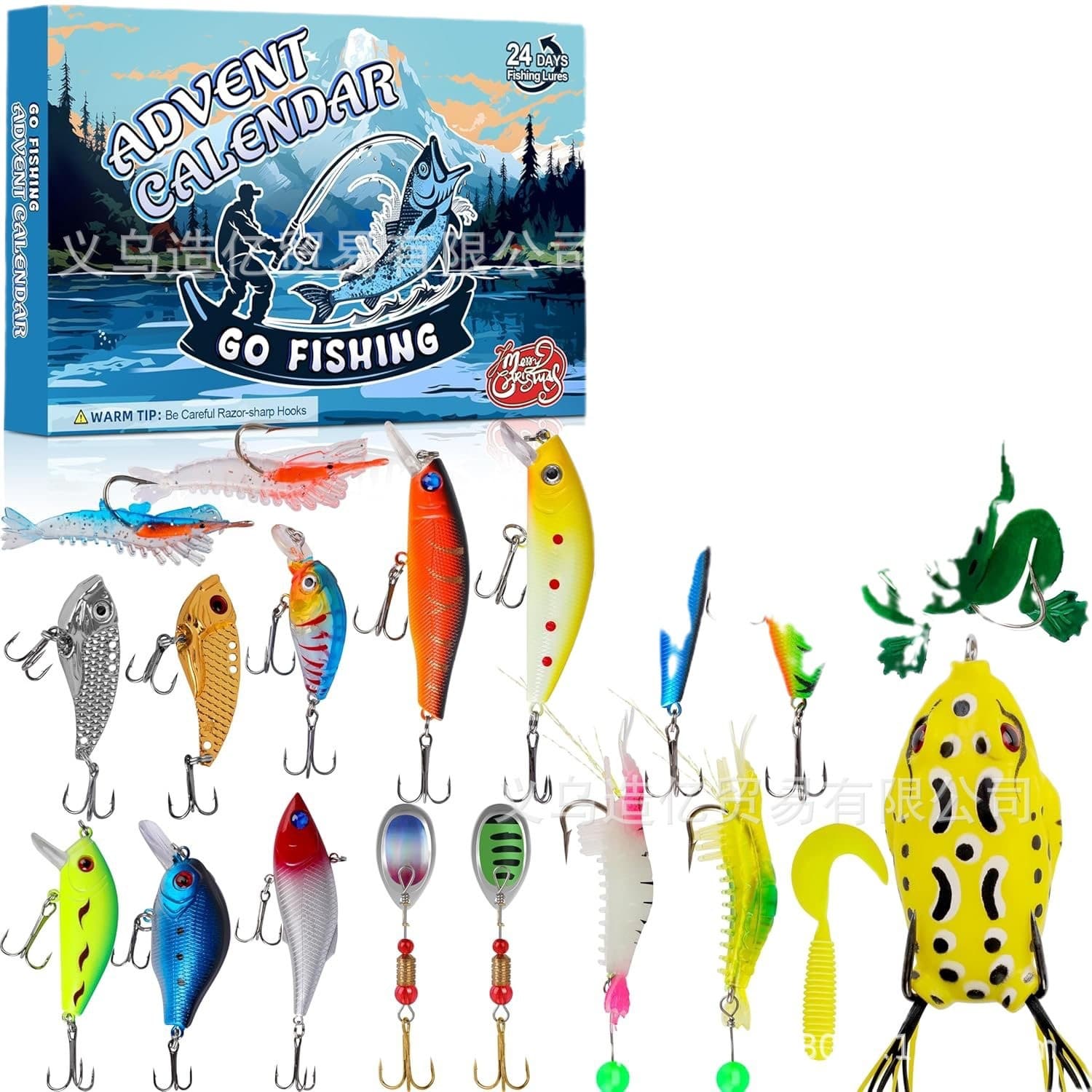 24 Days Christmas Countdown Fish Tackle Set 5