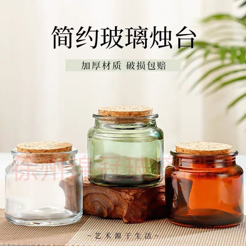 Aromatherapy, glass candle handmade 1