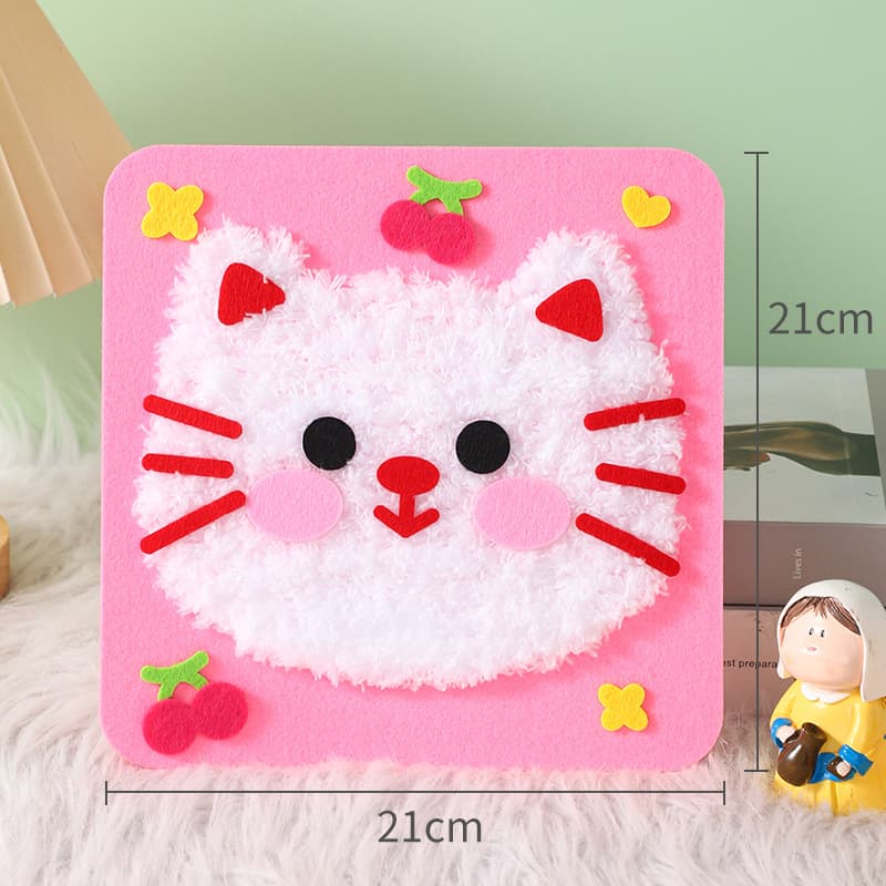 Cartoon toy, DIY, with embroidery, 3-6 years 4