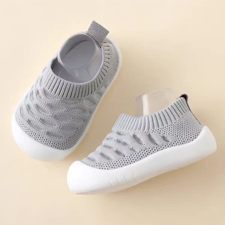 Spring and summer breathable baby toddler shoes soft sole flying mesh toddler shoes non-slip wear-resistant baby home casual shoes 3