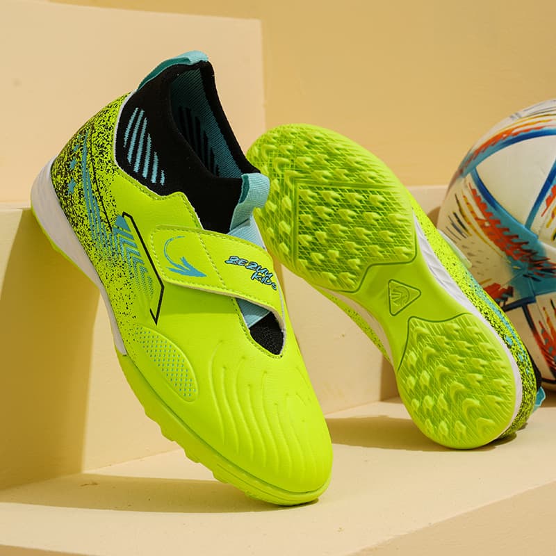 Kids Non-Slip Shoelaces with Spikes for Training Boots 4