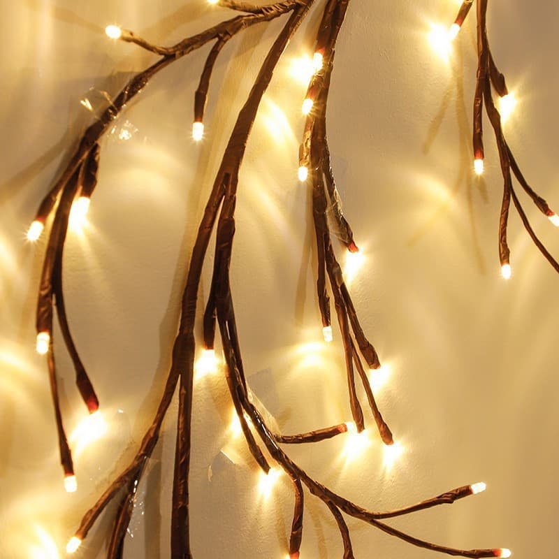 New LED tree lights rattan branch lights holiday wedding decoration styling lights wall decoration lights wholesale 4
