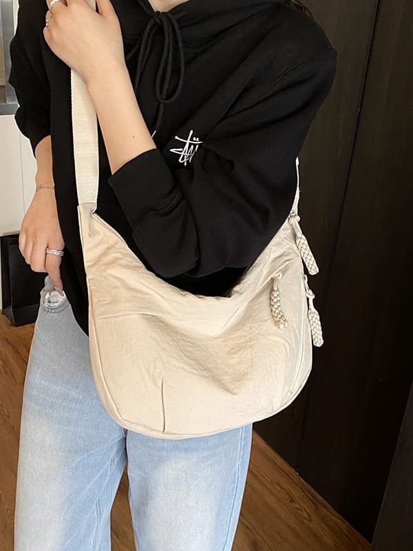 Japanese one-shoulder bag, capacious shoulder bag 2