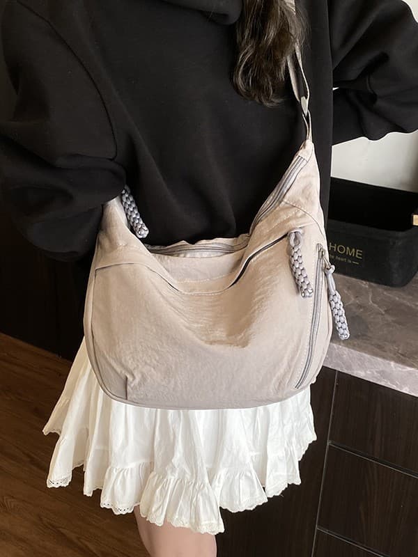Japanese one-shoulder bag, capacious shoulder bag 1