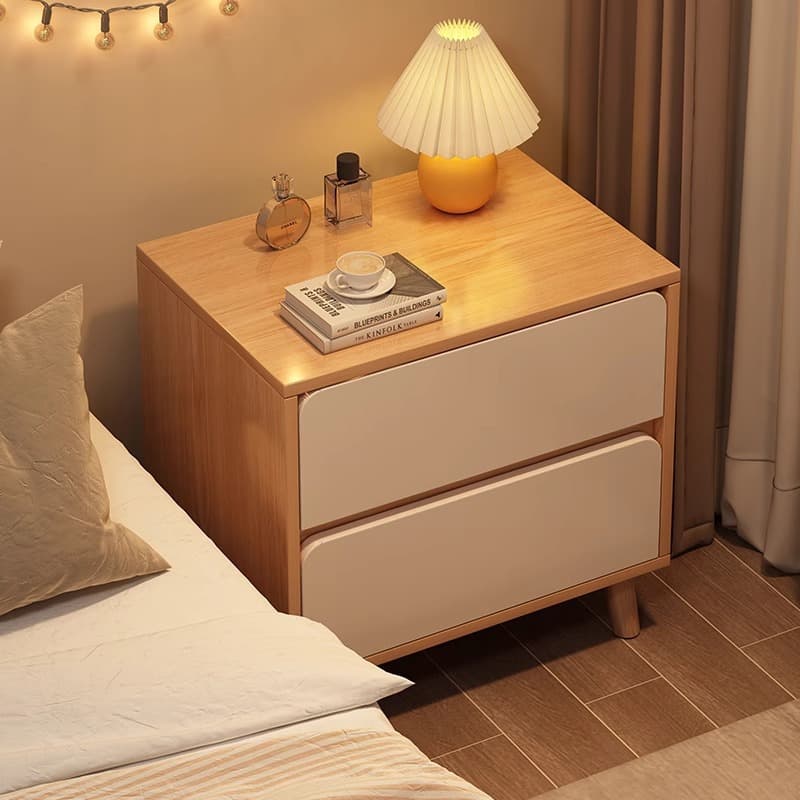 Simple modern side cabinet bedroom Simple bedside storage cabinet rental house uses cabinet household small bedside cabinet 1