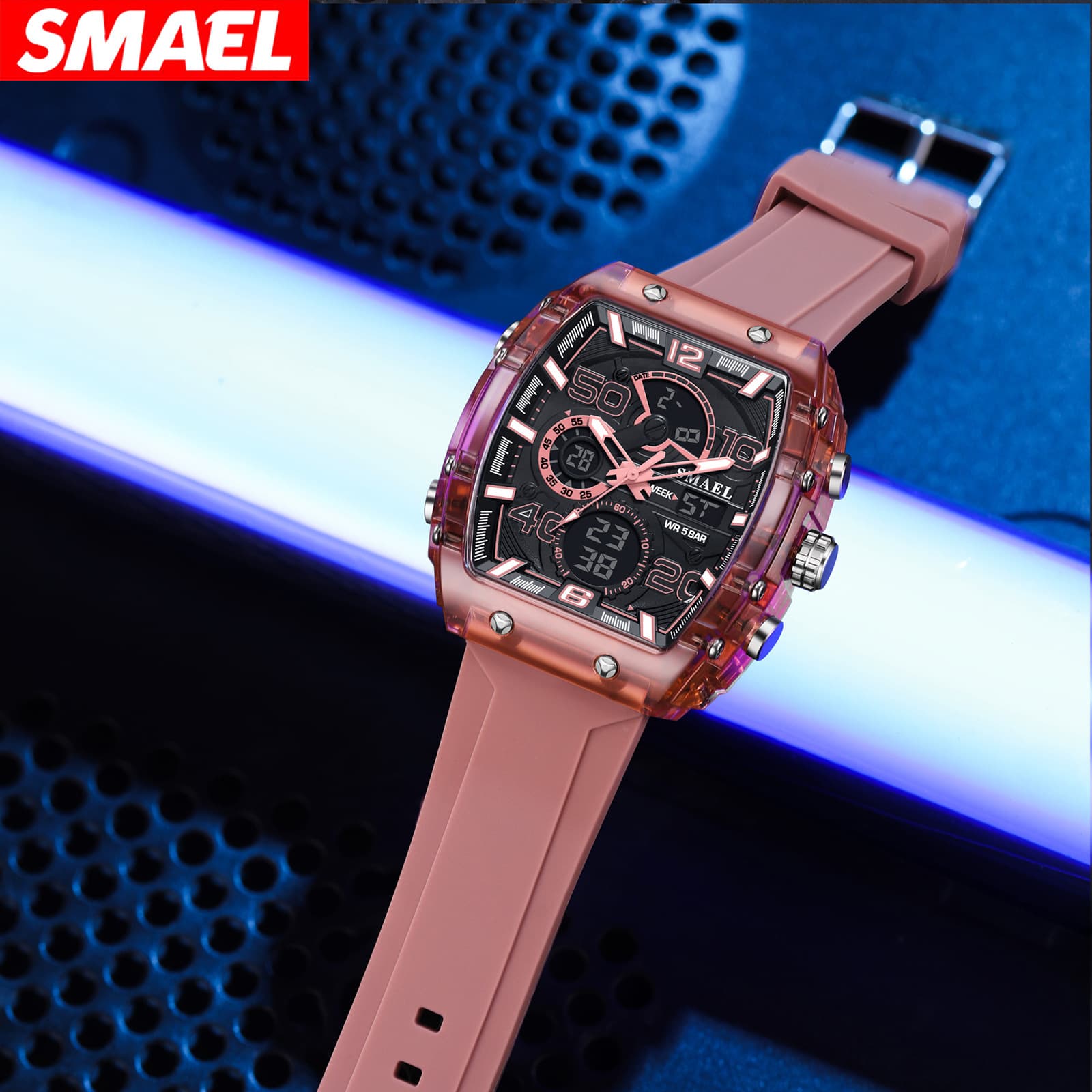 Universal sports electronic waterproof swiss watch for leisure 3