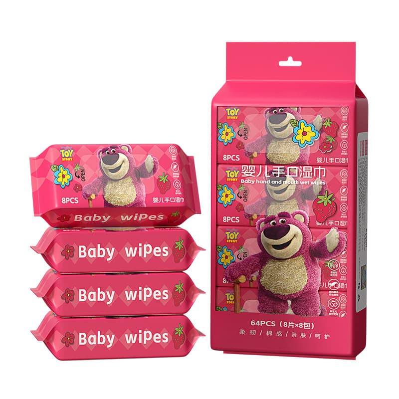 (Cross-border trading), small handheld grabber for students for baby, children's wet wipes, hygienic handkerchief 5