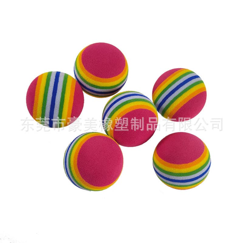 EVA ball eva golf sports leisure entertainment ball cat toy boredom self-pleasure ball supports customization 3