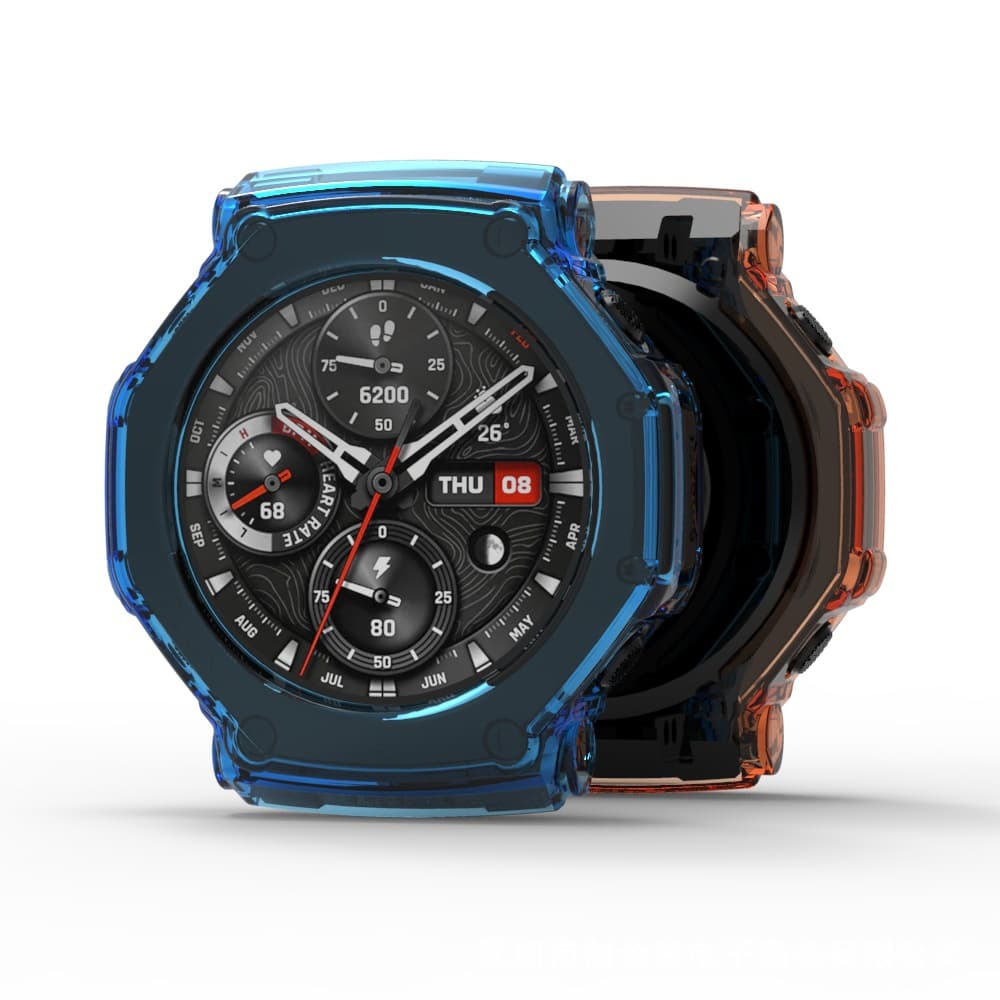 Applicable to Huami T-Rex3 watch shell, half-pack hollow soft shell protective cover Amazfit watch leap in my drop case 5