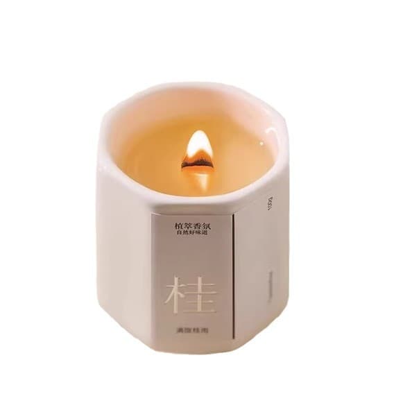 Floral aromatherapy, candle, perfumed atmospheric oil with a light fragrance, long-term effect, Birthday gift 5