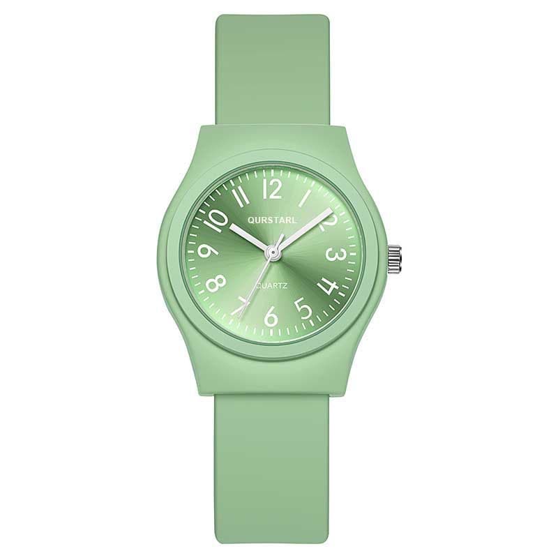 Silicone quartz children's fresh fashionable swiss watch, simple and elegant design 3