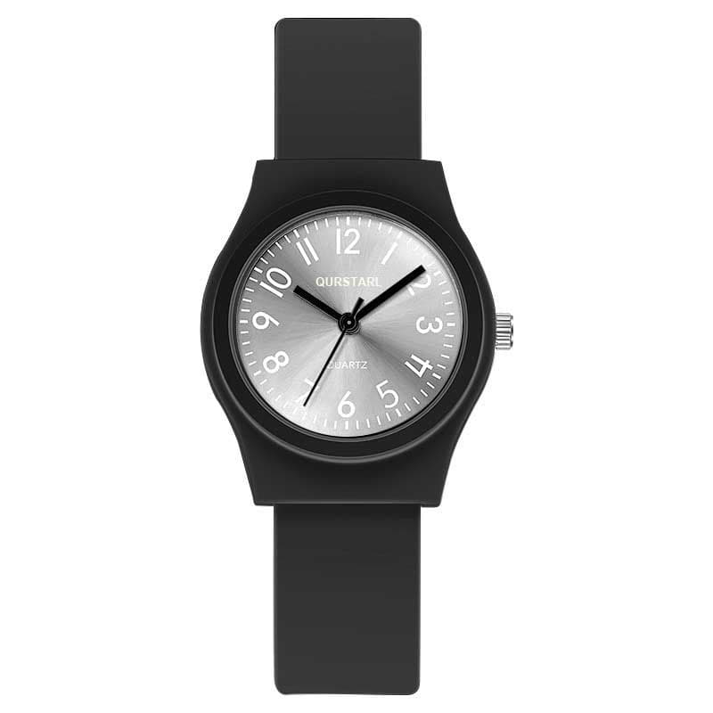 Silicone quartz children's fresh fashionable swiss watch, simple and elegant design 5
