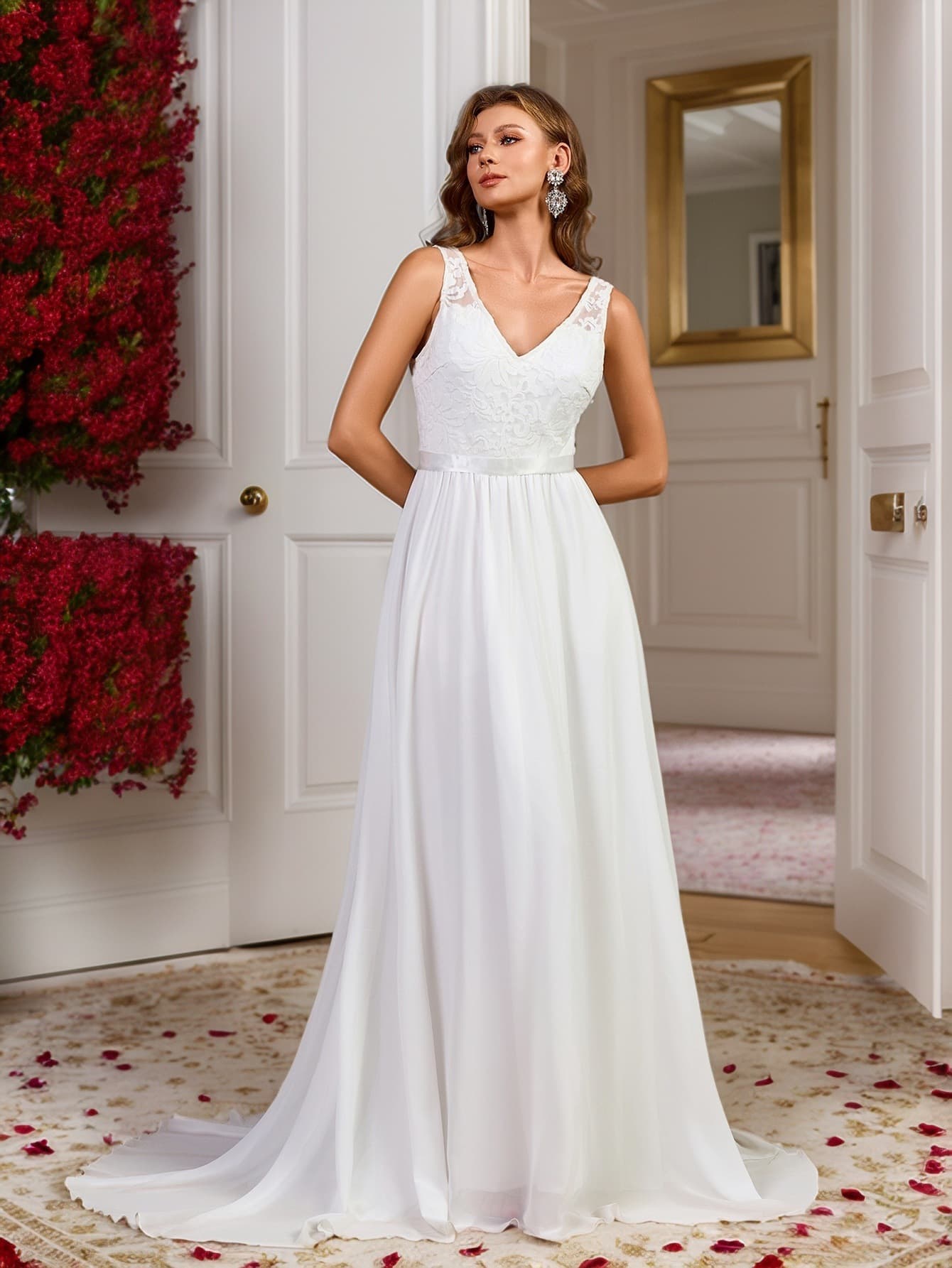(Cross-border trading), evening dress, wedding dress sleevless, European style, Amazon, graduation party 2