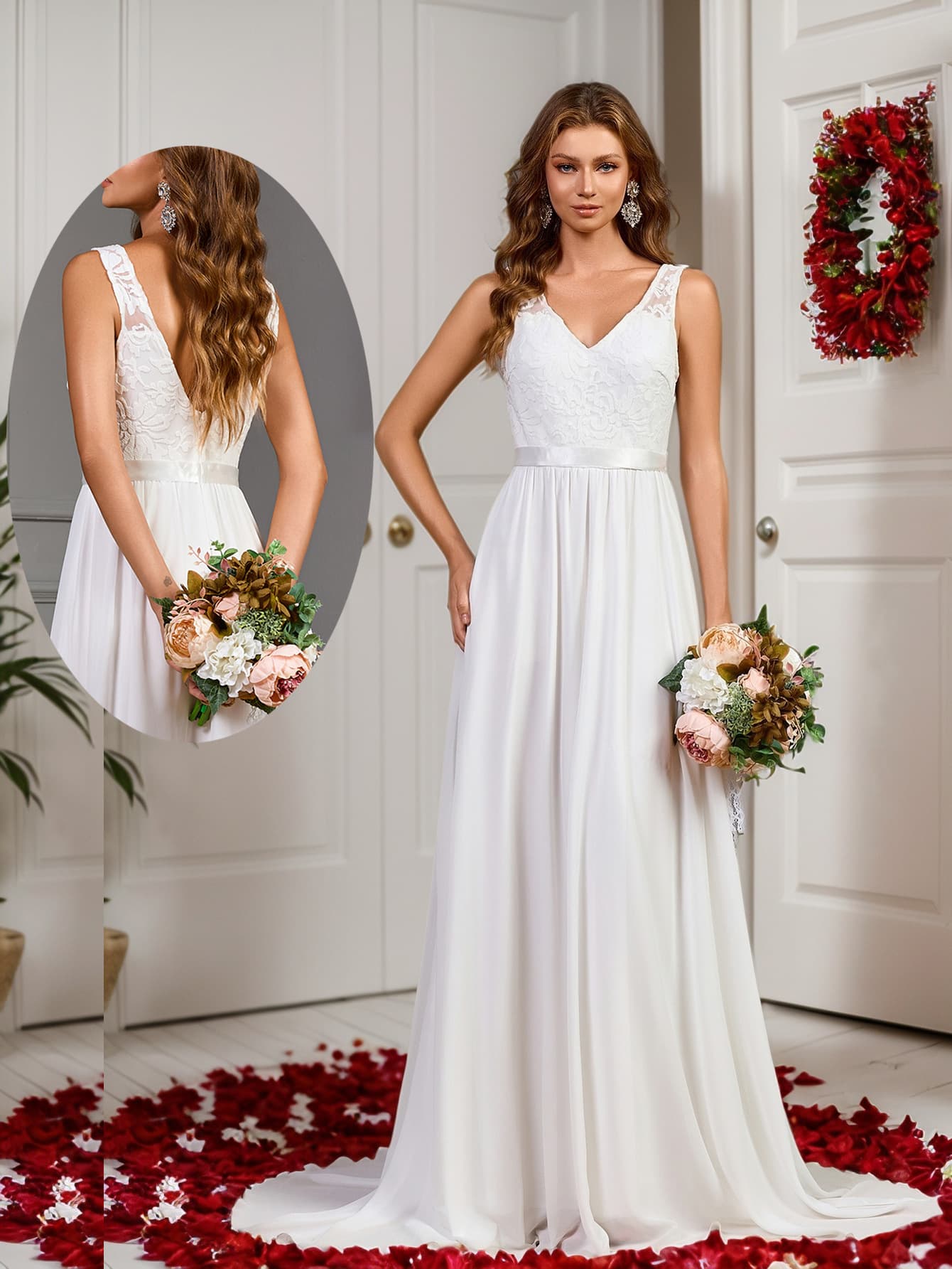 (Cross-border trading), evening dress, wedding dress sleevless, European style, Amazon, graduation party