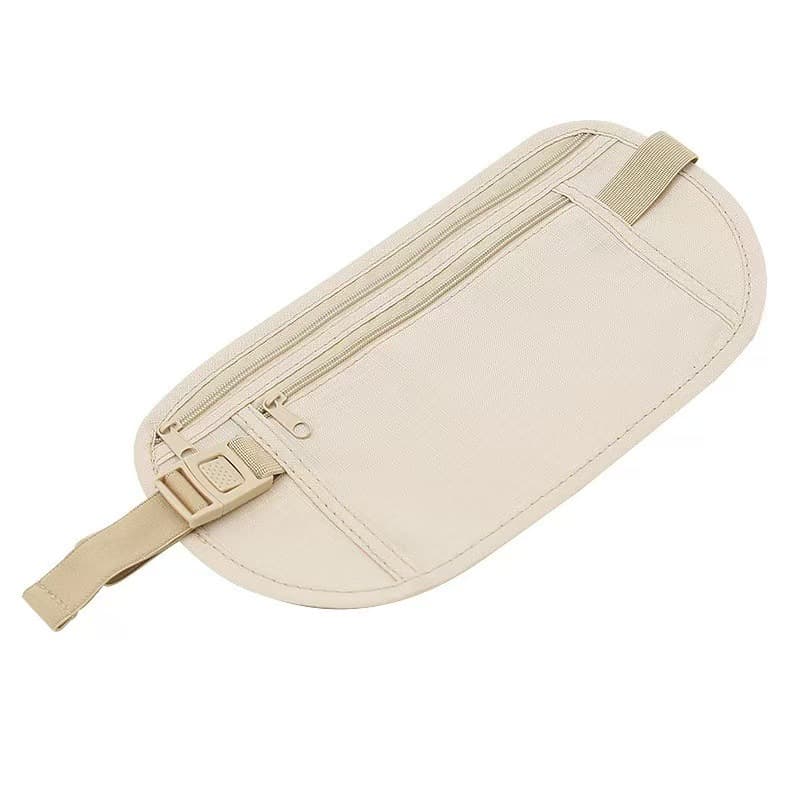 Invisible belt bag, sports passport bag, handheld wallet for men and women, anti-theft 4