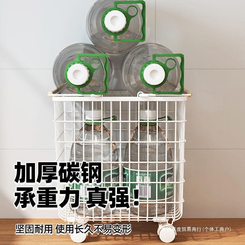 Small shelf on the bedside of the bed, the small shelf simple cotton shelf dirty cloth basket temporarily put clothes to storage 3