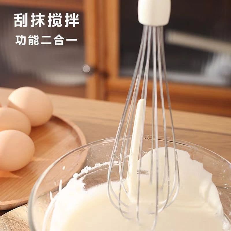 New manual egg whisk for baking cream whisk egg mixer for home use baby food whisk 3