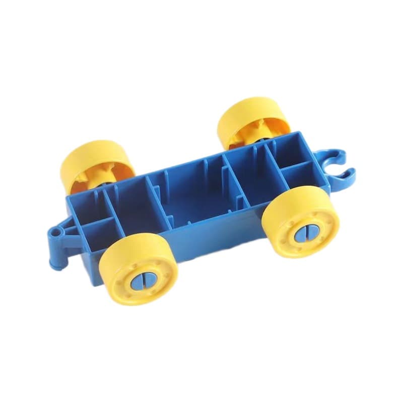 Compatible with Ledaka Granules Building Block Accessories Locomment 12 -hole car bottom car rotor car trolley assembly loose parts 5