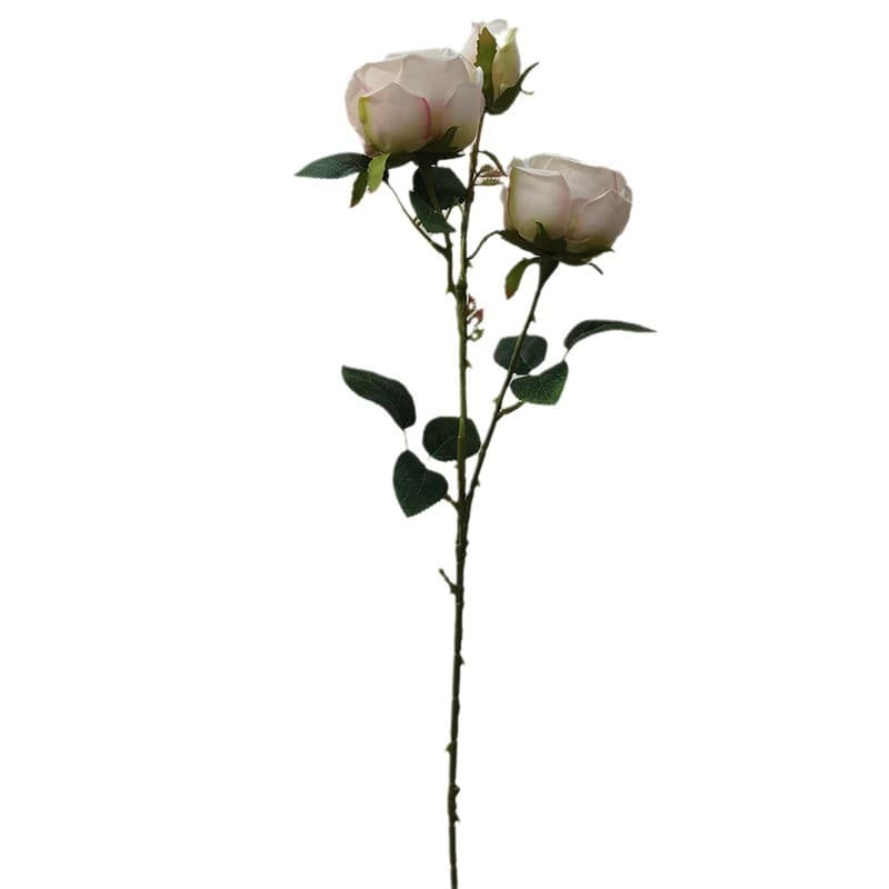 Cross-border export of three-headed princess rose artificial flower branches single artificial flower decoration wedding floral arrangement multi-color roses 5