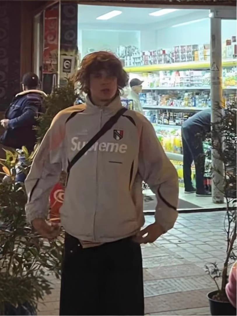 Trench coat, sports football jacket with hood, European style, drawstring 4