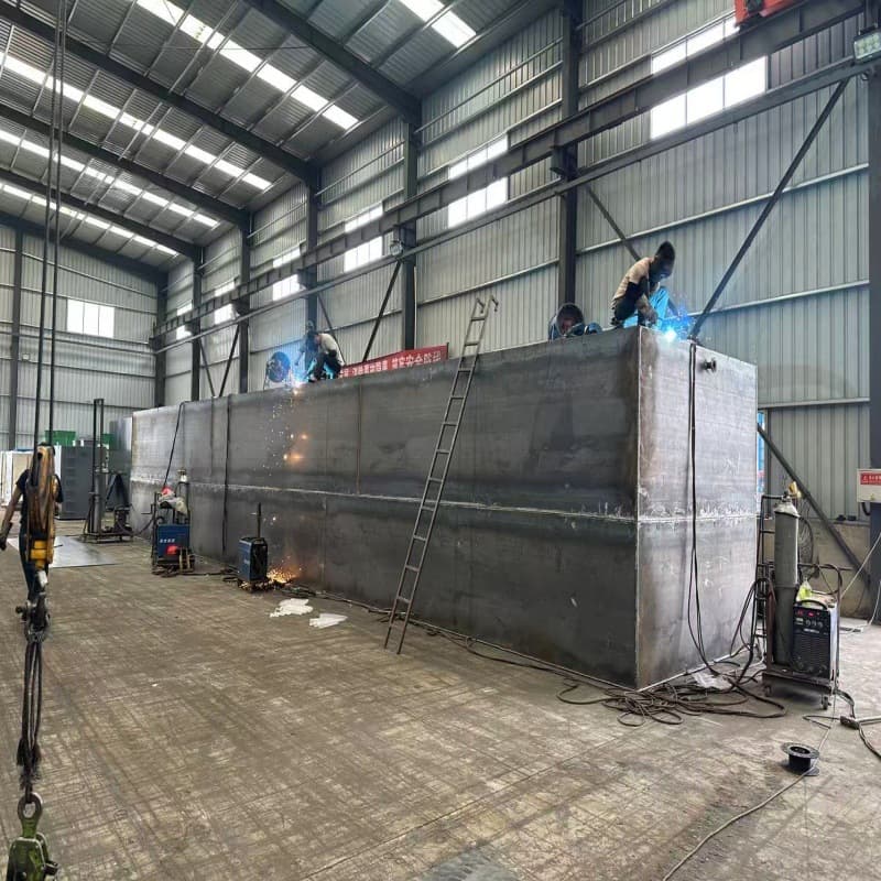 Integrated sewage treatment equipment underground hospital industrial plastic small rural domestic sewage treatment equipment 3
