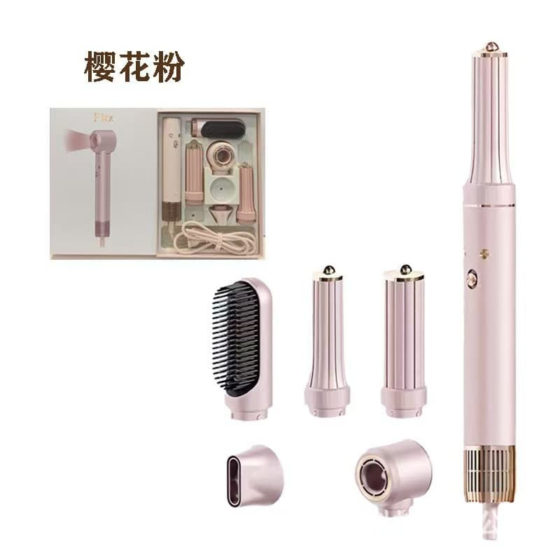 Household multifunctional hair dryer High -speed hot wind combed ionic mute large hairbroke hair spin six -in -one cross -border 5