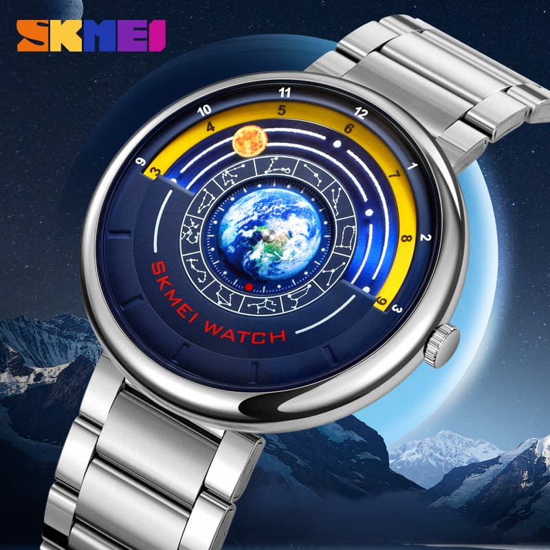 (Cross-border trading), quartz trend creative watch, quartz watches, waterproof steel belt 1