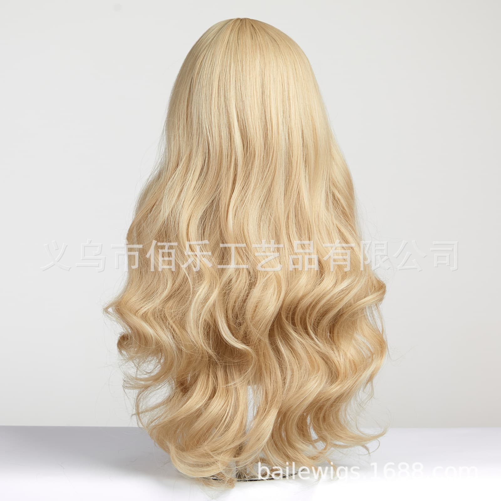 (Cross-border trading), golden wig, curly bangs 4