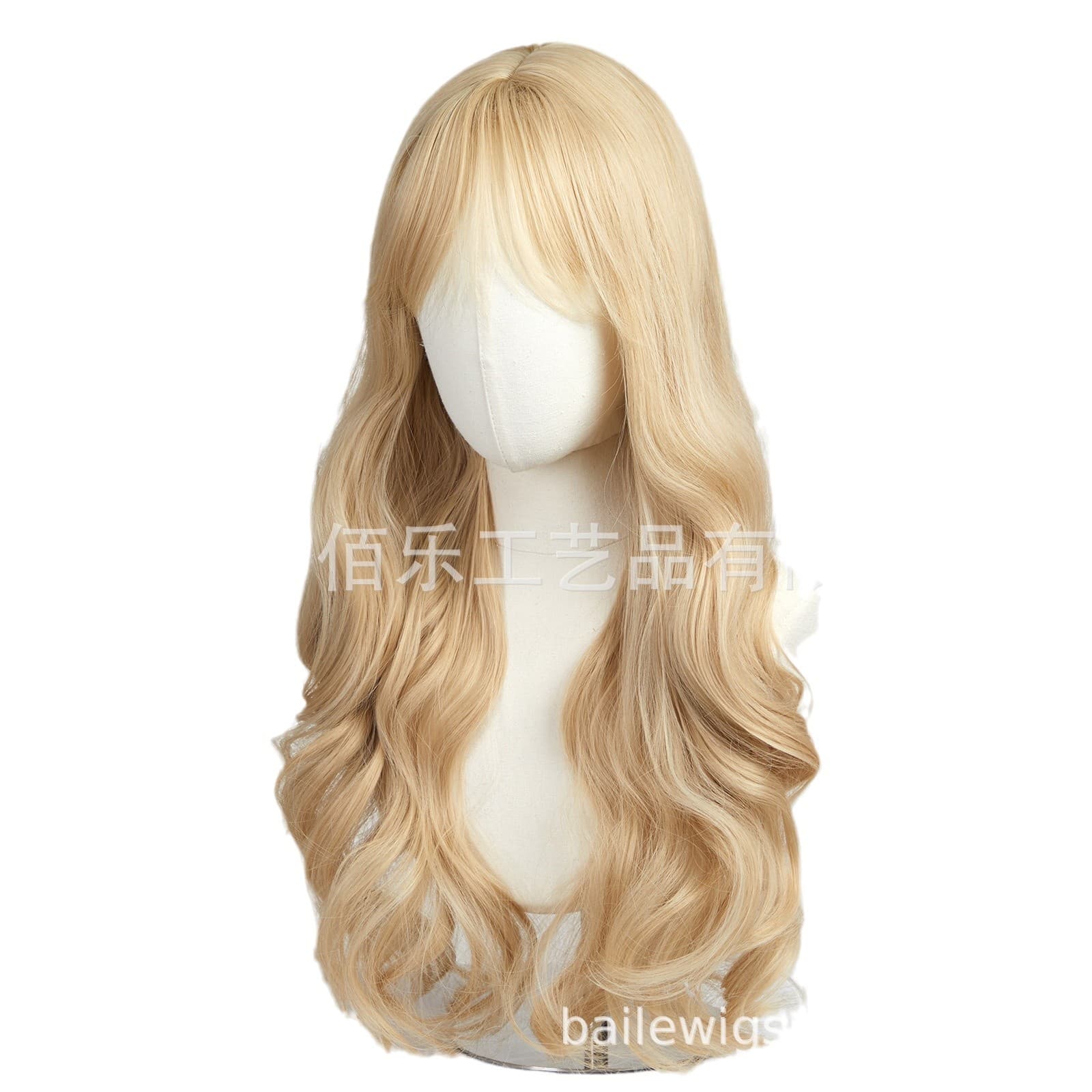(Cross-border trading), golden wig, curly bangs 5