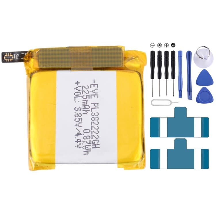225mAh PL382222GH replacement battery for HUAMI AMAZFIT Smart Watch 1