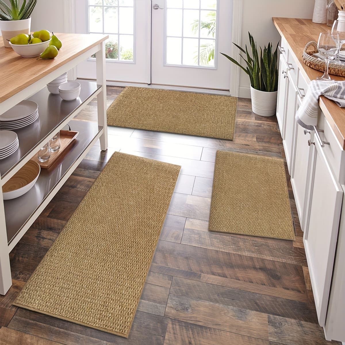 Wear-resistant non-slip solid color carpet, simple and elegant design 1