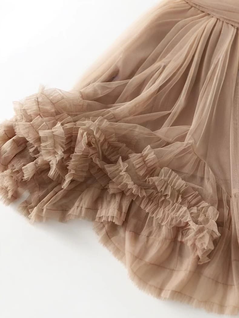 (Cross-border trading), design fitted elegant skirt, trend of season, high waist, tutu skirt, bright catchy style 5