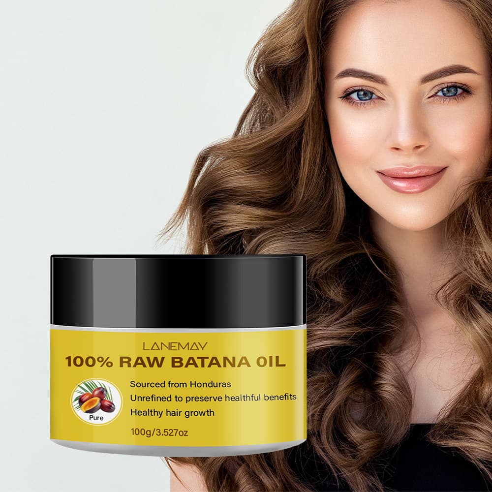 Batana Oil Hair Care Nourishing Root Darkening Smoothing Oil 4