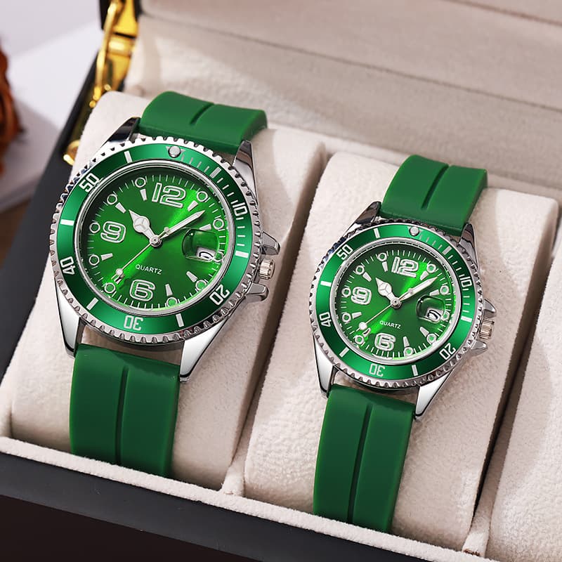 (Cross-border trading), fashionable quartz silicone waterproof watch, for beloved