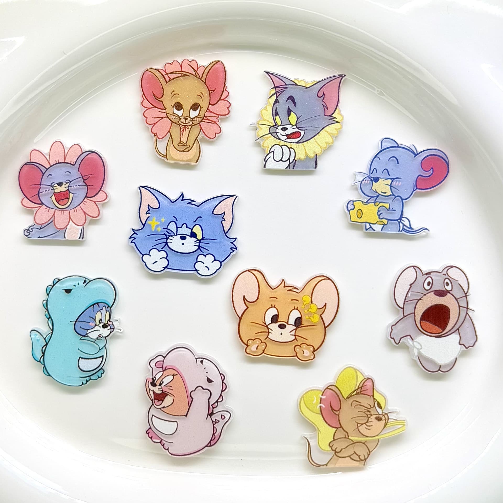 Acrylic cartoon hairgrip, brooch, decorations, phone case, accessory, accessories, DIY 2