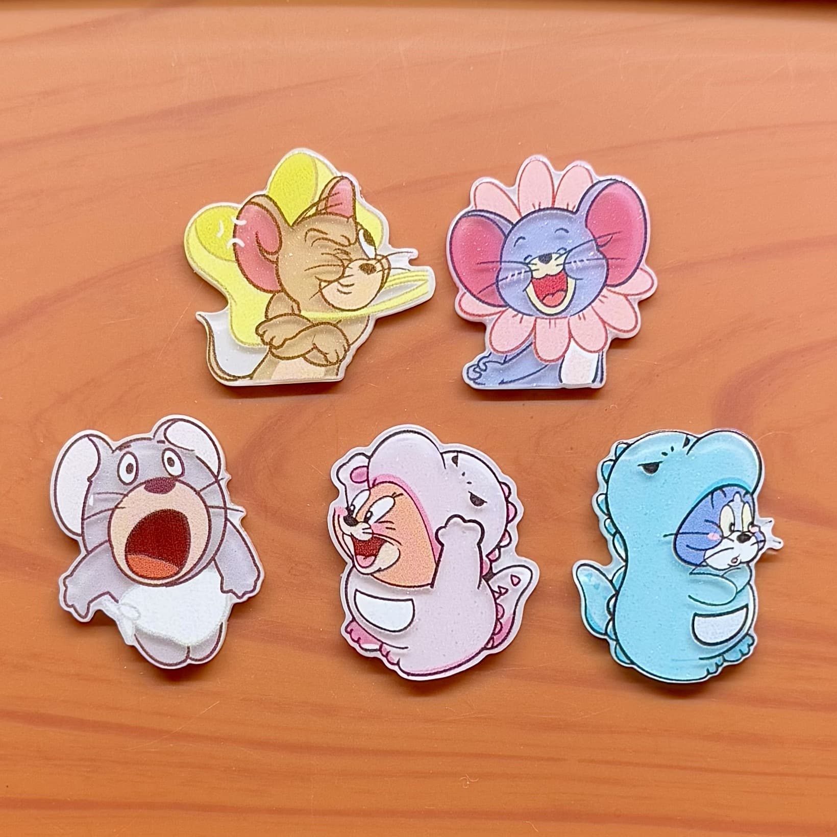 Acrylic cartoon hairgrip, brooch, decorations, phone case, accessory, accessories, DIY 3