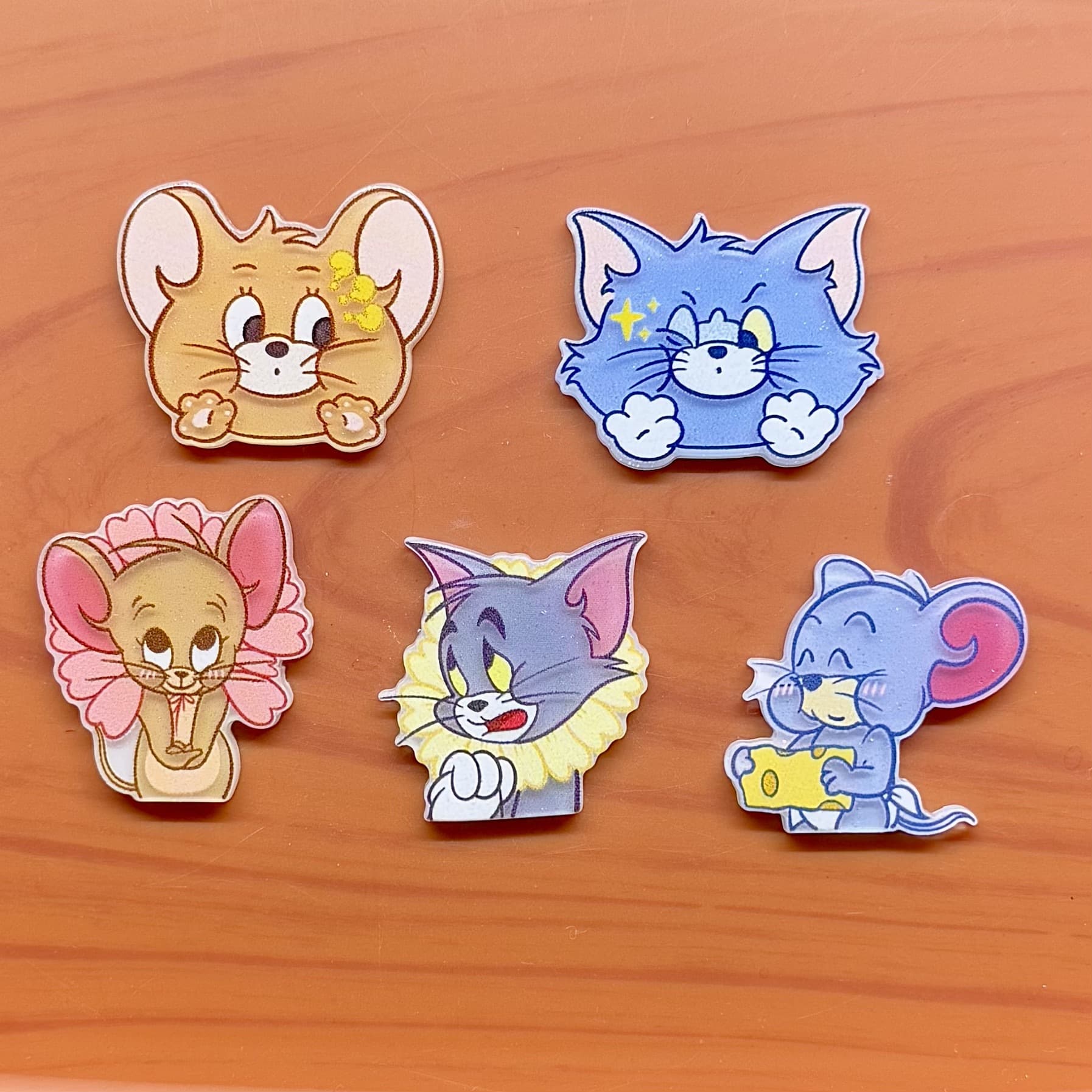 Acrylic cartoon hairgrip, brooch, decorations, phone case, accessory, accessories, DIY 4