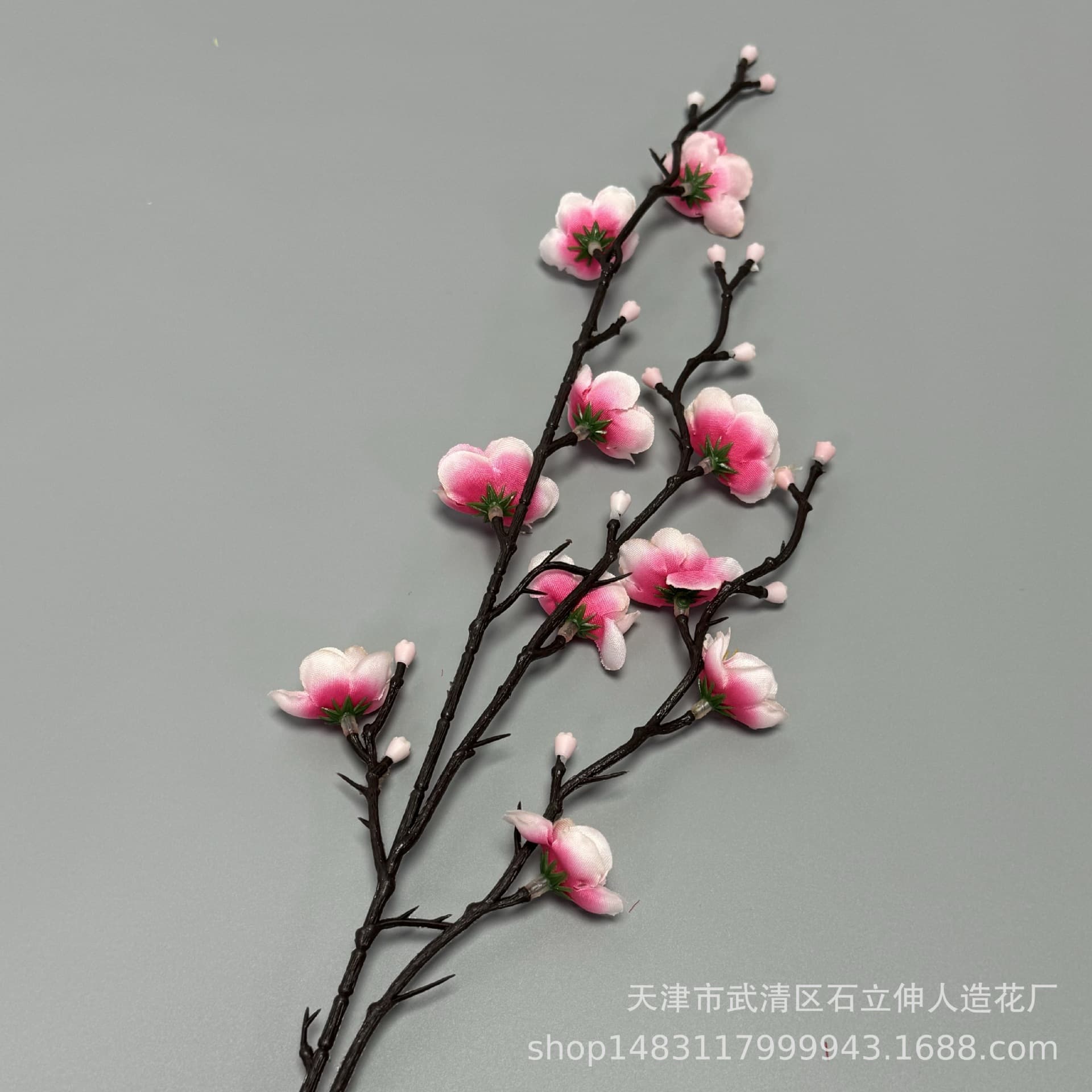 Simulation Flower Single Single Plum Blossom Chinese La Mei Wedding Home Decoration Bonsai Decoration Small Packing Barrel Flower Architecture Wholesale 4