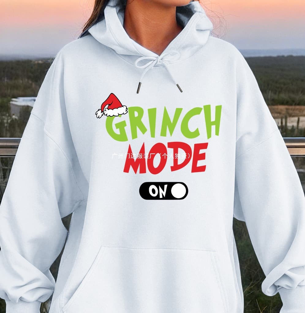 Green -haired monster hoodie shirt women's monster Jie Model Model Model Coped Holders Warm Wool Bloge Line Women