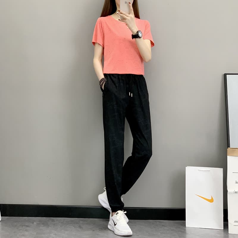 Tide, breathable quick dry silk trousers for gym for leisure, with your logo imprint 4
