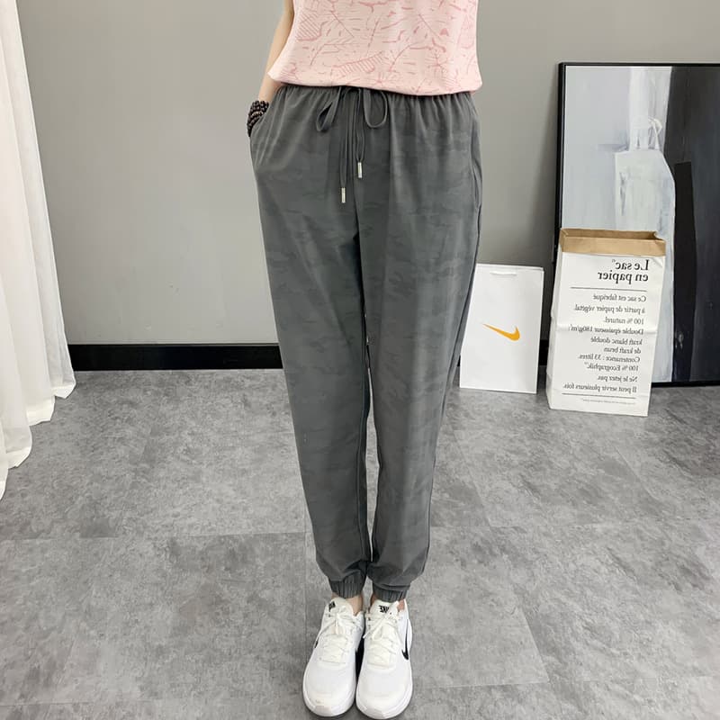 Tide, breathable quick dry silk trousers for gym for leisure, with your logo imprint 8