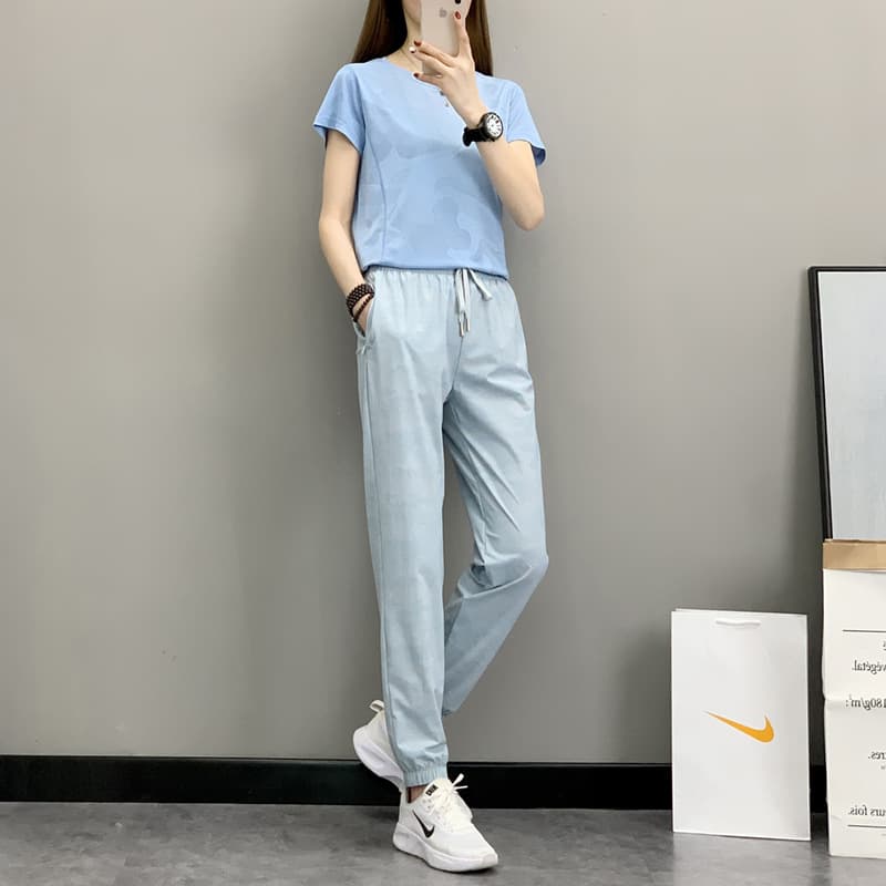 Tide, breathable quick dry silk trousers for gym for leisure, with your logo imprint 10