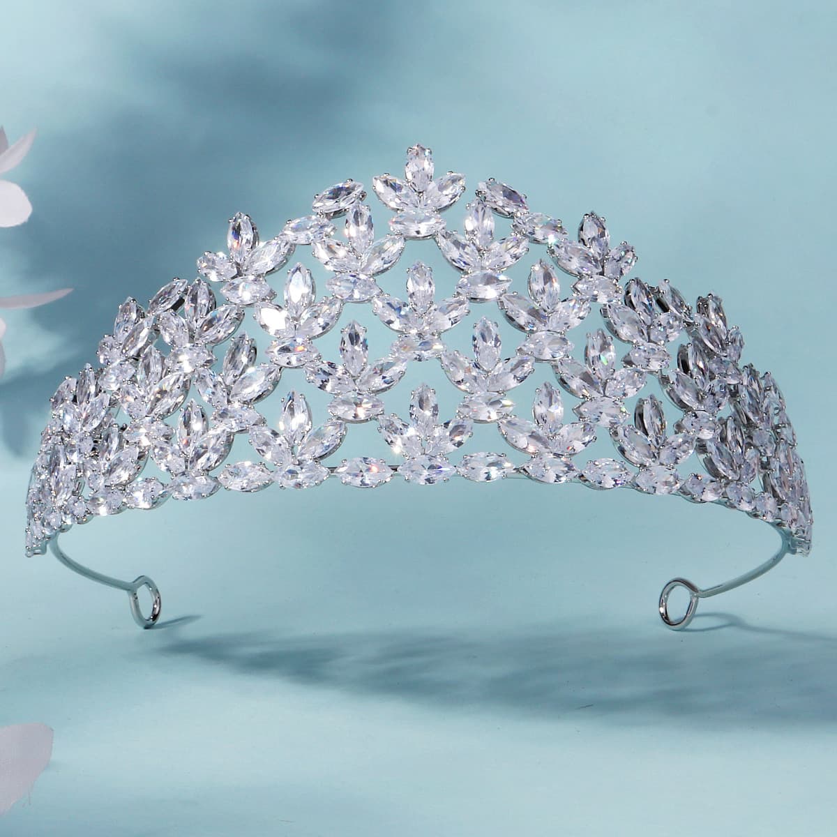 (Cross-border trading), fashionable hair accessory with zircon for bride, food bag, high-quality style 2