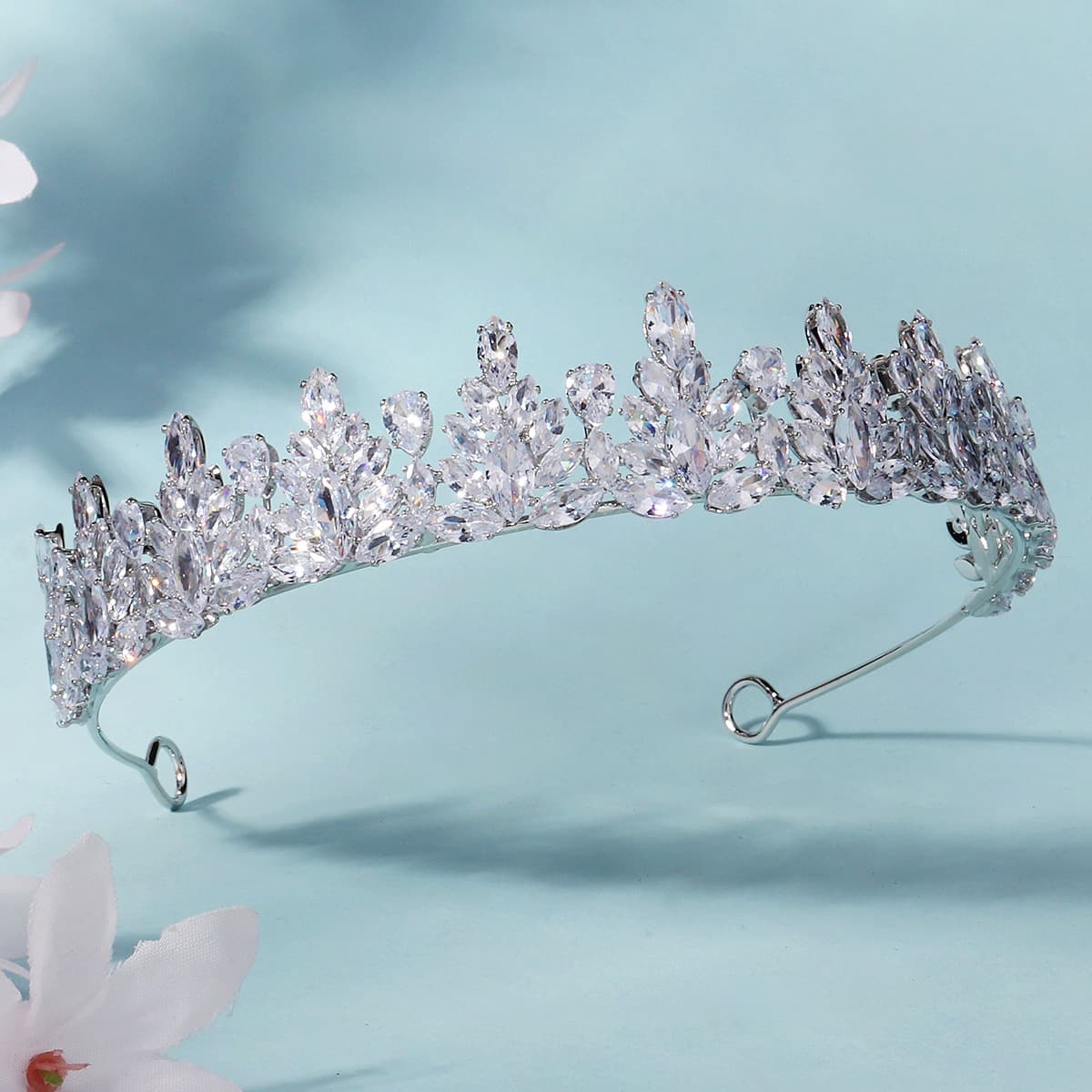 (Cross-border trading), fashionable hair accessory with zircon for bride, food bag, high-quality style 3