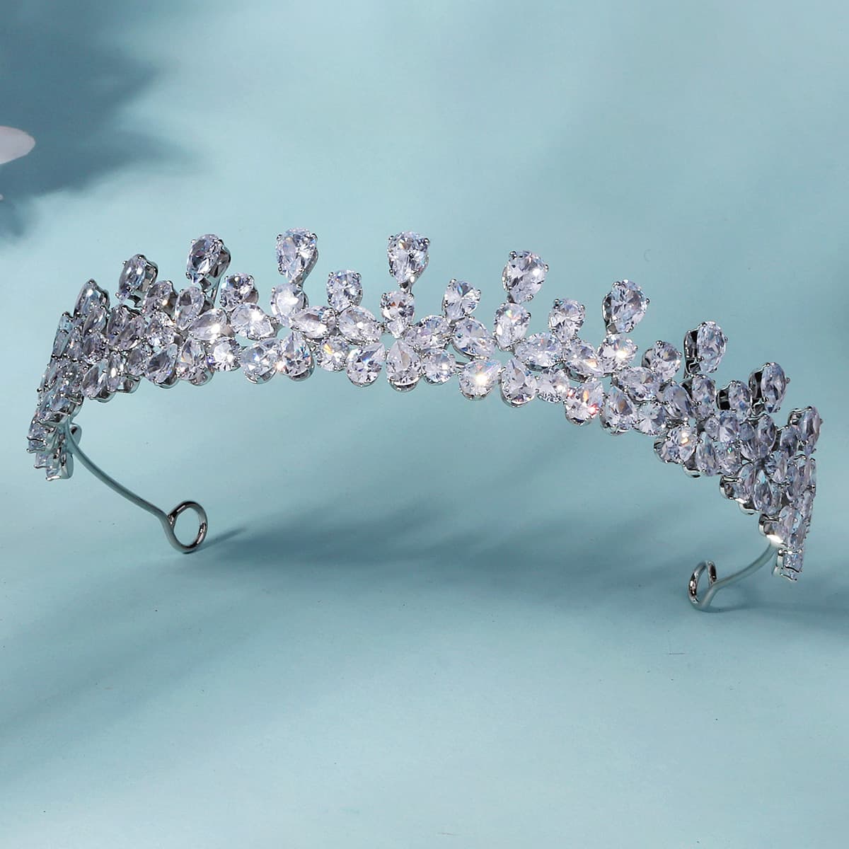 (Cross-border trading), fashionable hair accessory with zircon for bride, food bag, high-quality style 4